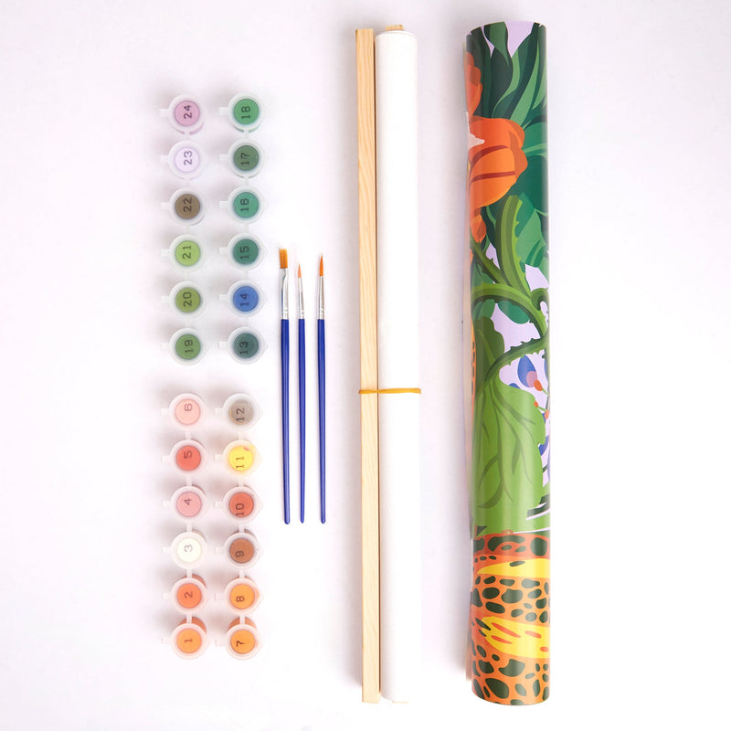 Tropical Bloom Paint By Numbers Kit