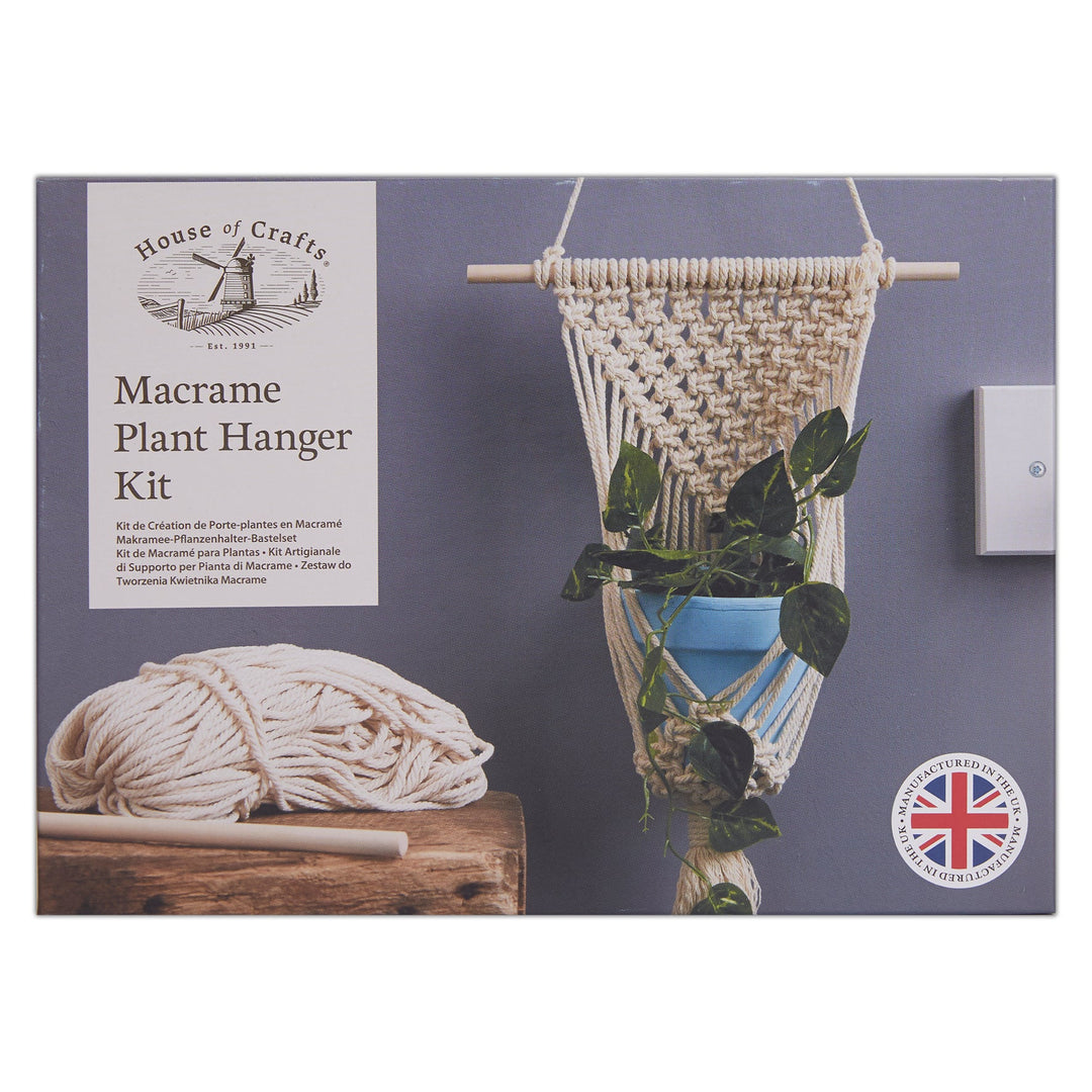 Macrame Plant Hanger Craft Kit
