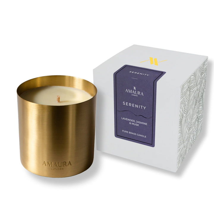 Serenity Luxury Candle with Lavender, Jasmine & Musk