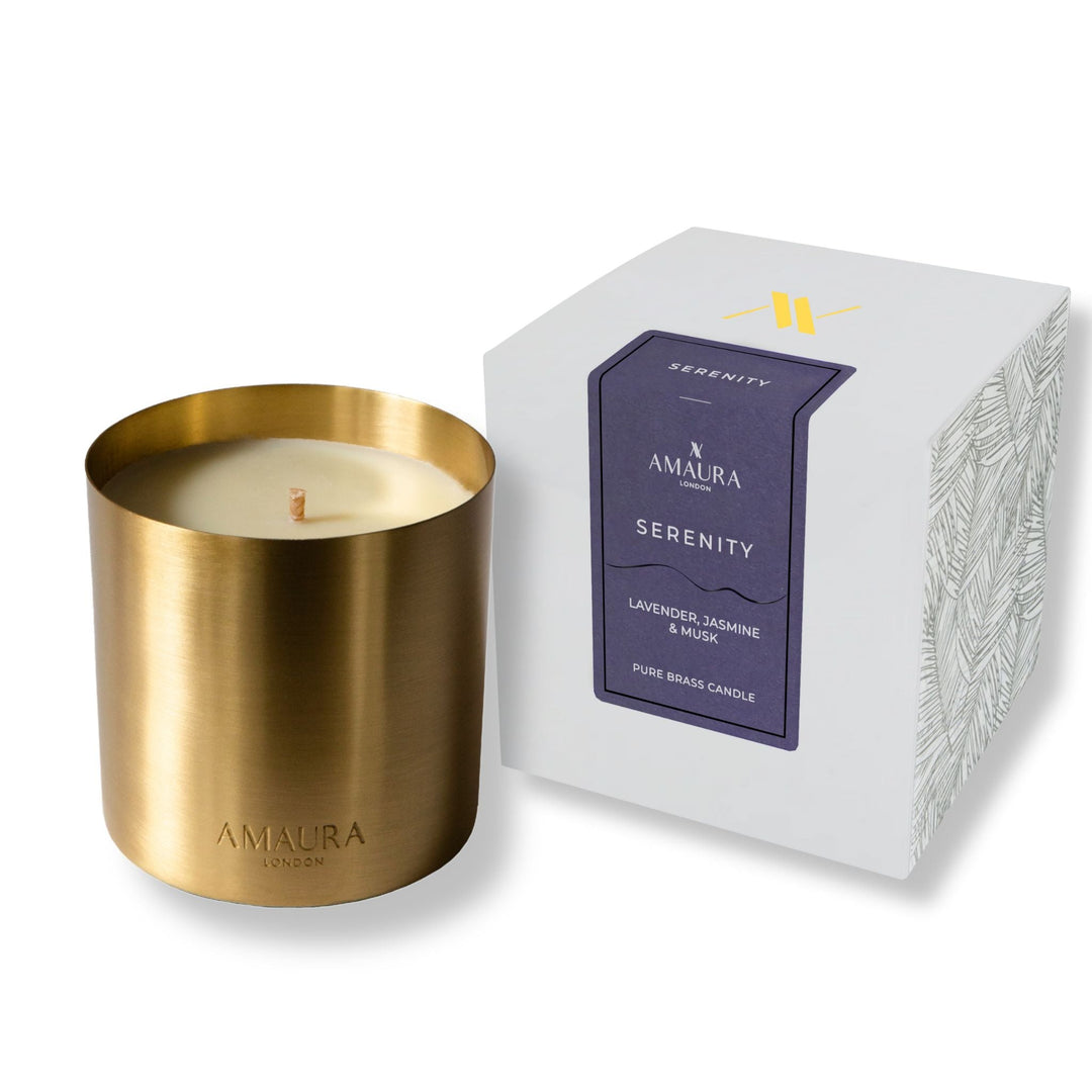 Serenity Luxury Candle with Lavender, Jasmine & Musk