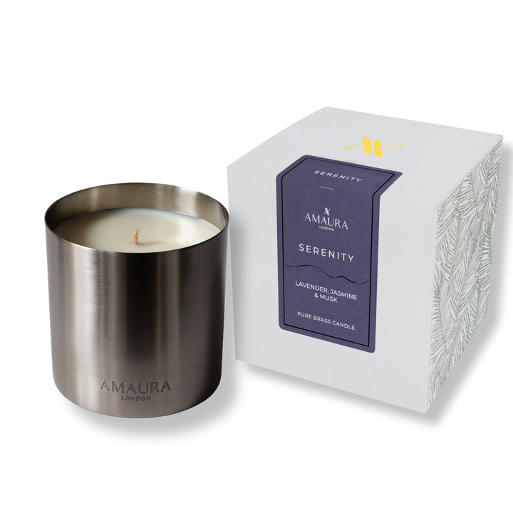 Serenity Luxury Candle with Lavender, Jasmine & Musk