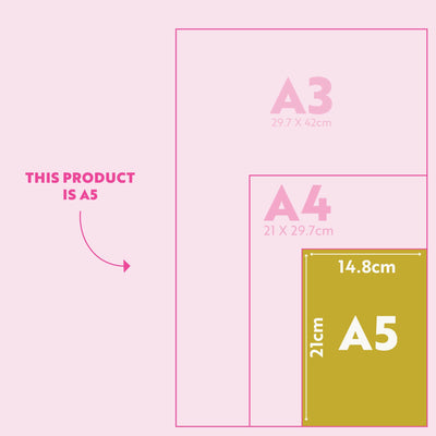 A5 Daily Planner Pad | Time Clarity & Productivity Planner