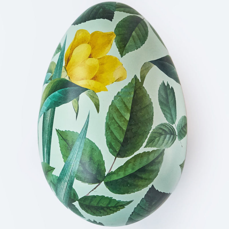 Green Leaf Easter Egg Tin