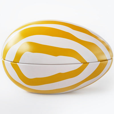 Striped Easter Tin Egg