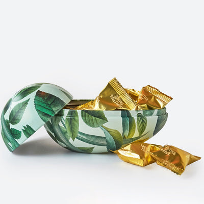 Green Leaf Easter Egg Tin