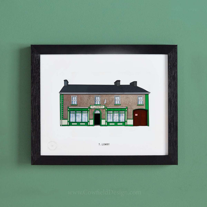 Personalised House Illustration Print