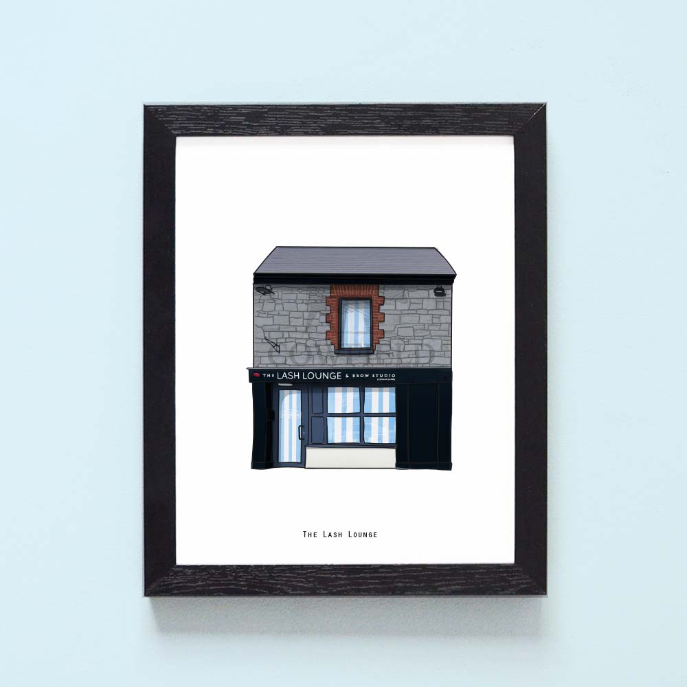 Personalised House Illustration Print