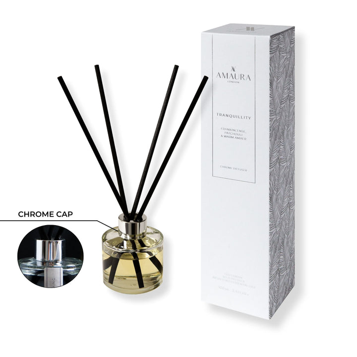 Tranquillity Luxury Reed Diffuser – Frankincense, Patchouli & Amber