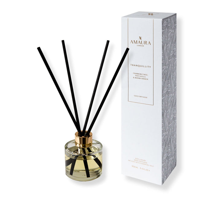 Tranquillity Luxury Reed Diffuser – Frankincense, Patchouli & Amber