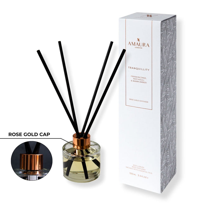 Tranquillity Luxury Reed Diffuser – Frankincense, Patchouli & Amber