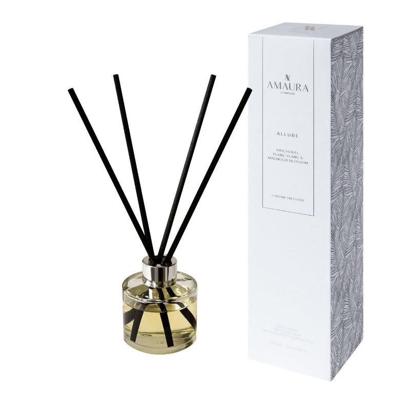 Allure | Patchouli, Ylang Ylang & Magnolia Blossom | Eco-Luxury Reed Diffuser