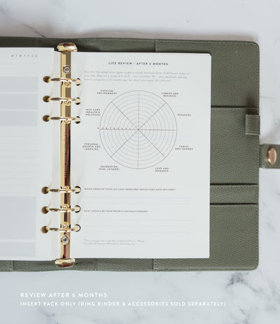 Undated Daily Planner Insert Pack