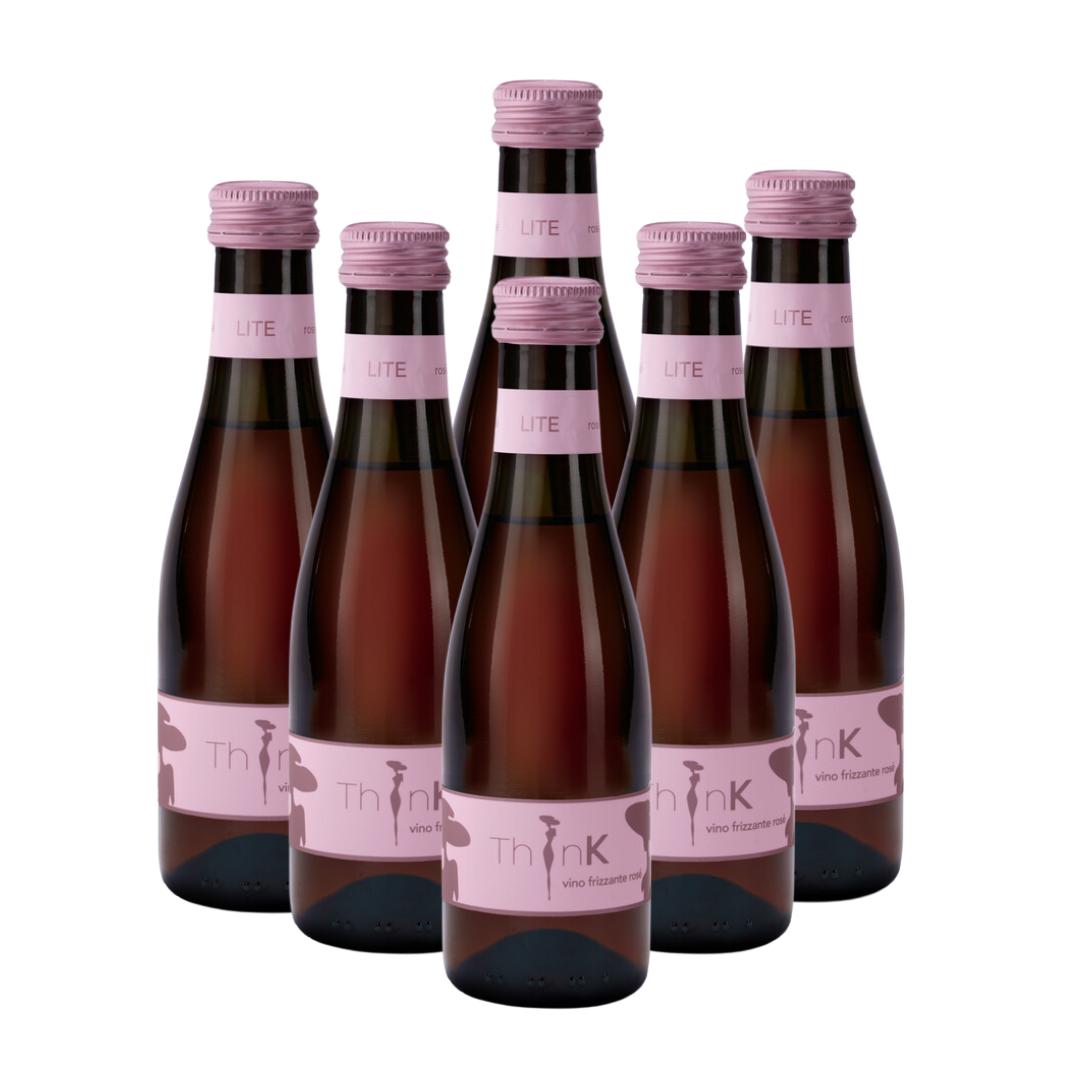 Organic Vegan Piccino Frizzante Sparkling Rosé (6x200ml)
