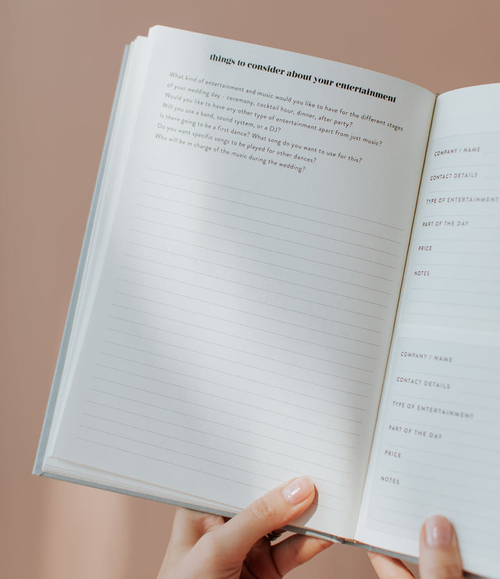 Wedding Memory Book