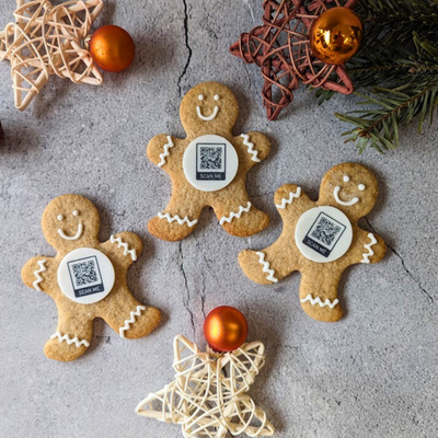 Branded Gingerbread Men Biscuits