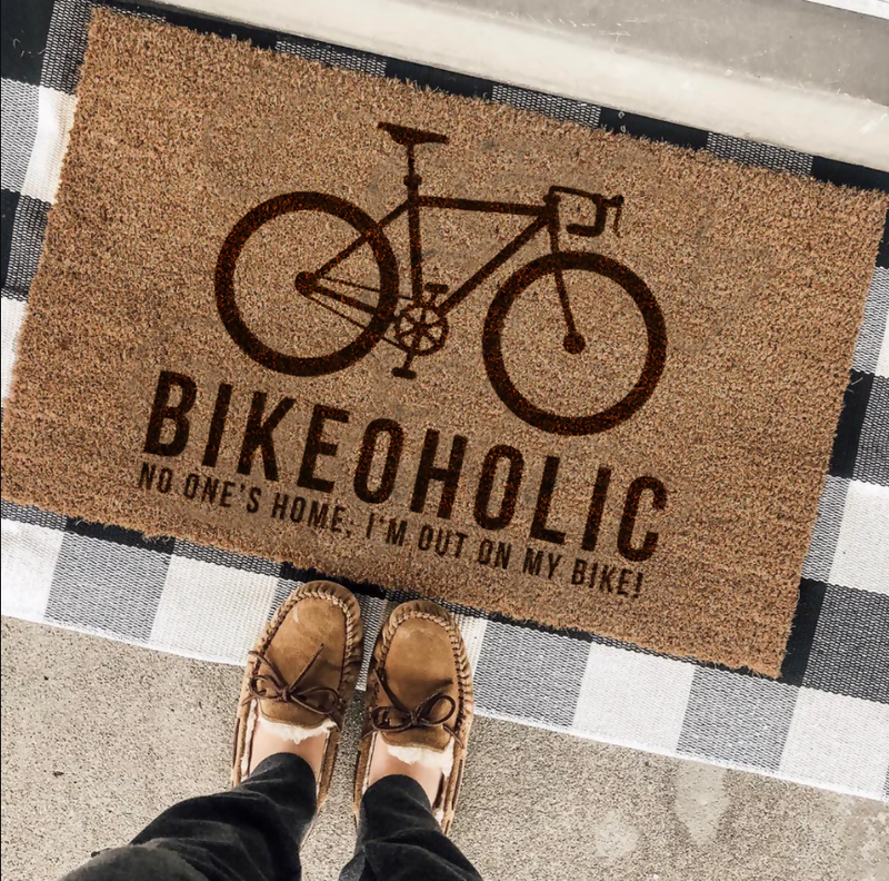 Personalised Bike Door Mat