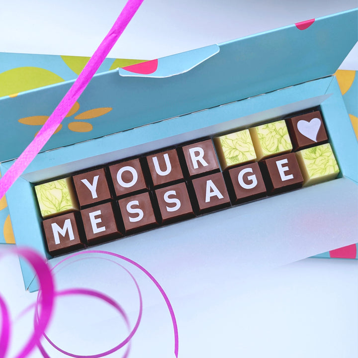 Personalised Chocolate Message Box
