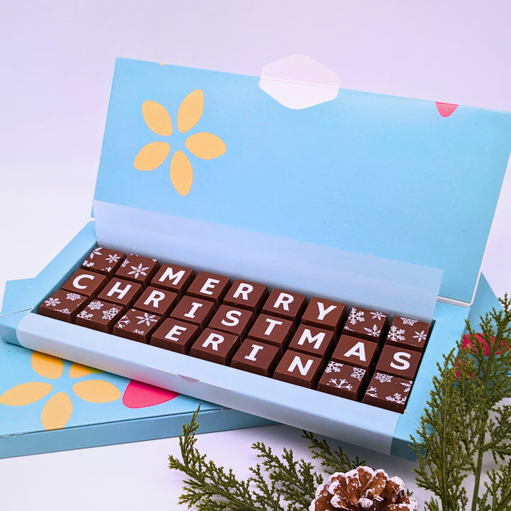 Personalised Christmas Chocolate Treats
