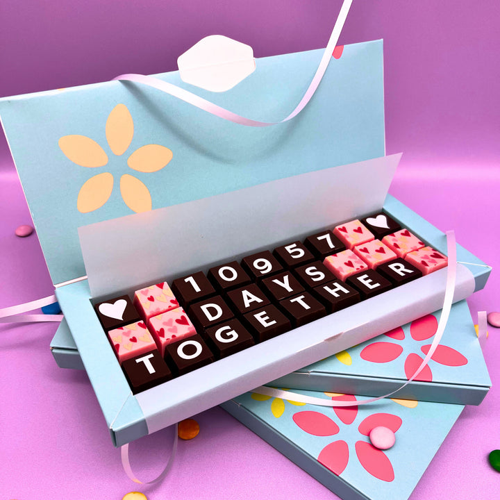 Personalised Anniversary Chocolates