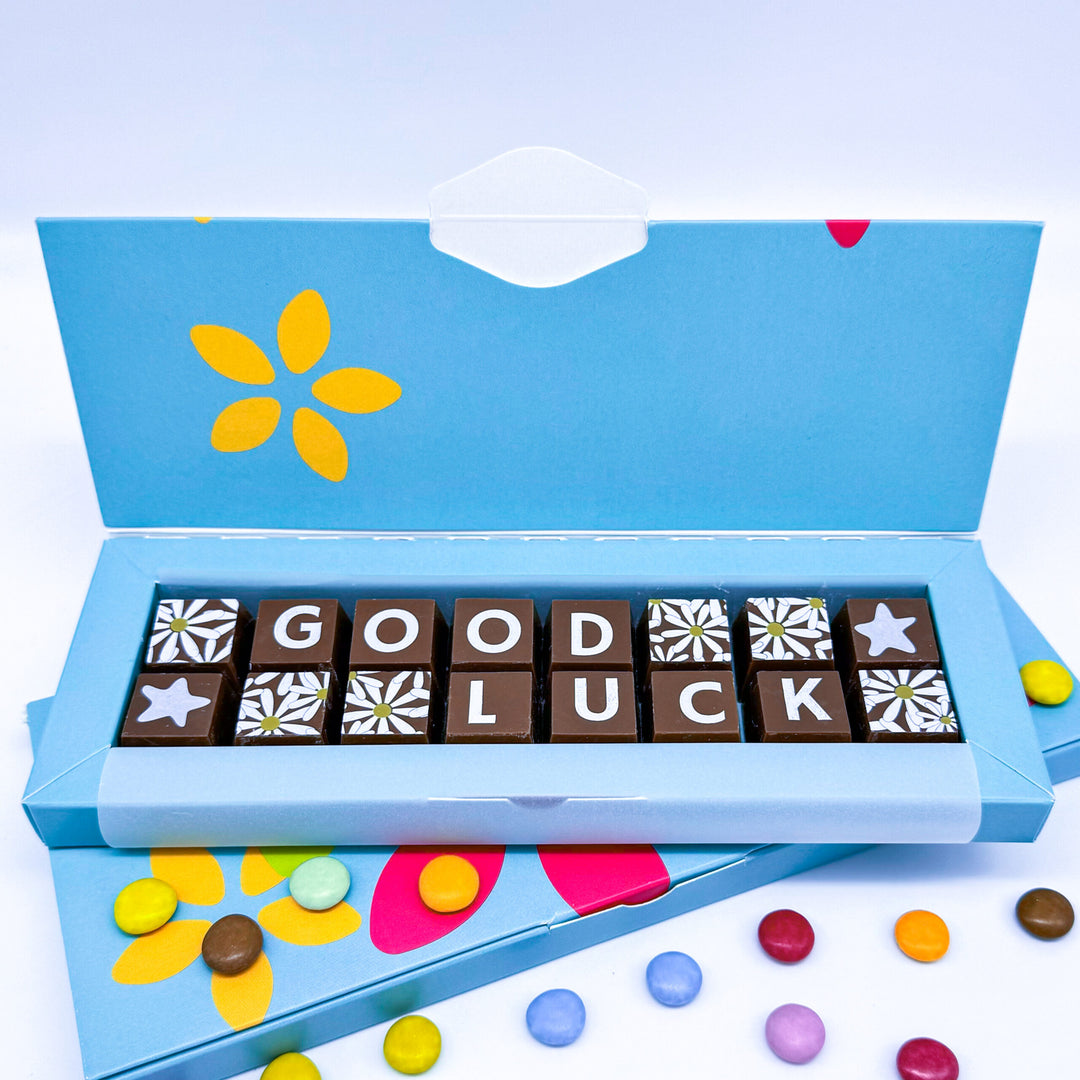 Good Luck Personalised Chocolate Gift