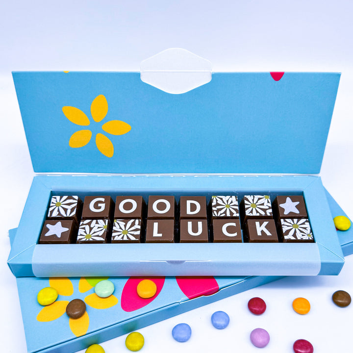 Good Luck Personalised Chocolate Gift