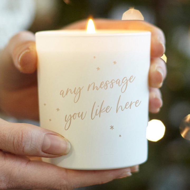 Personalised Message Candle Gift