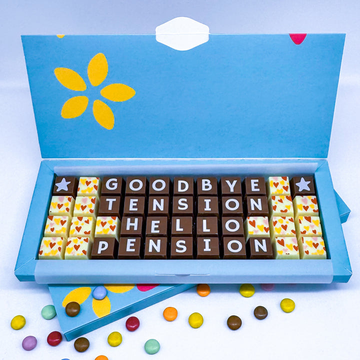 Personalised Chocolate Retirement Treat