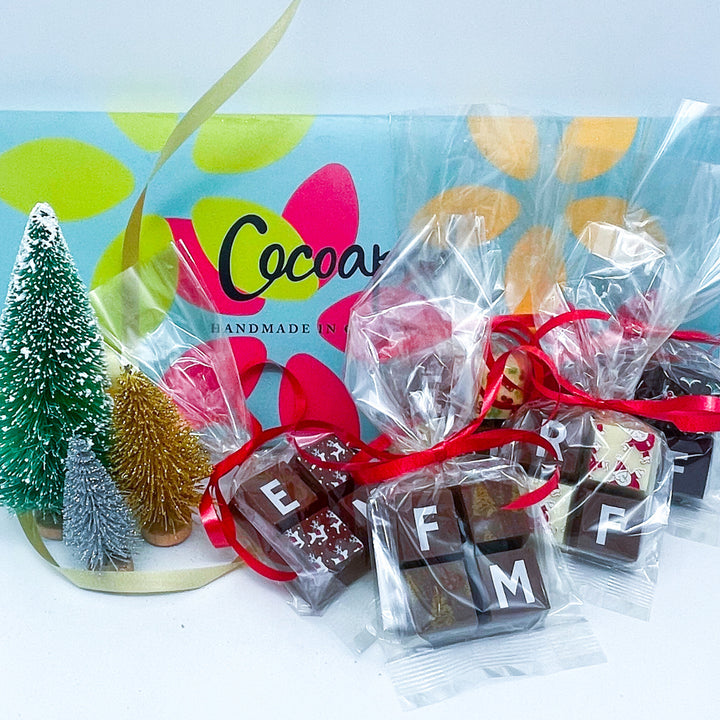 Personalised Christmas Chocolate Squares