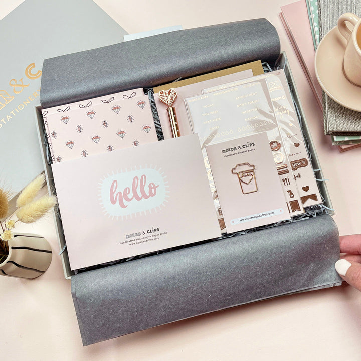 Rose Gold Stationery Gift Set