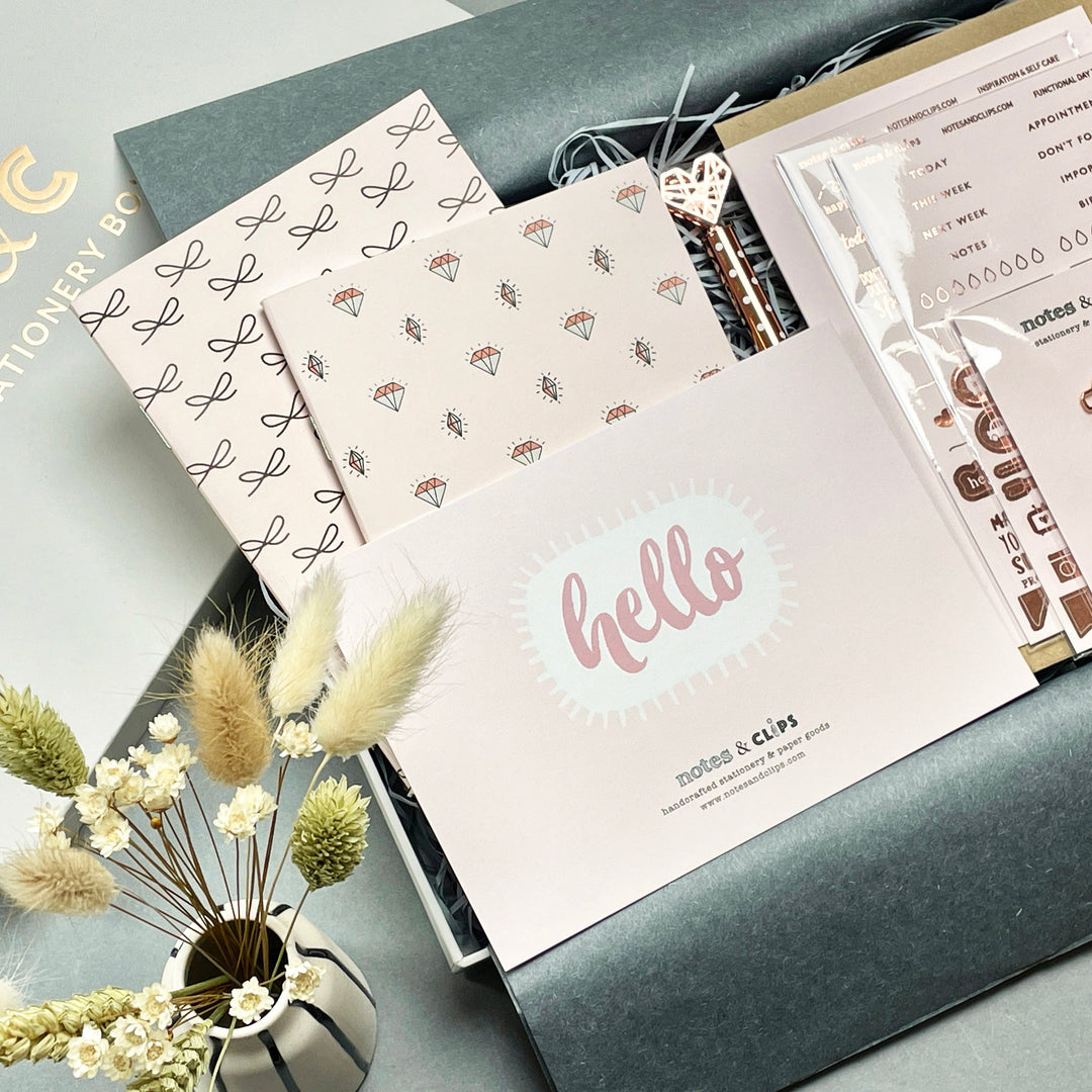 Rose Gold Stationery Gift Set