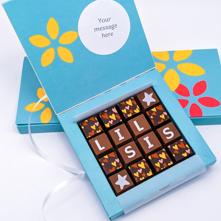 Personalised Sister Message Chocolates