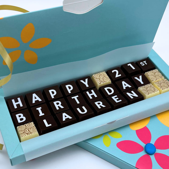 Personalised Birthday Chocolate Box