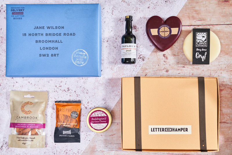 Cheese & Port Letter Box Hamper