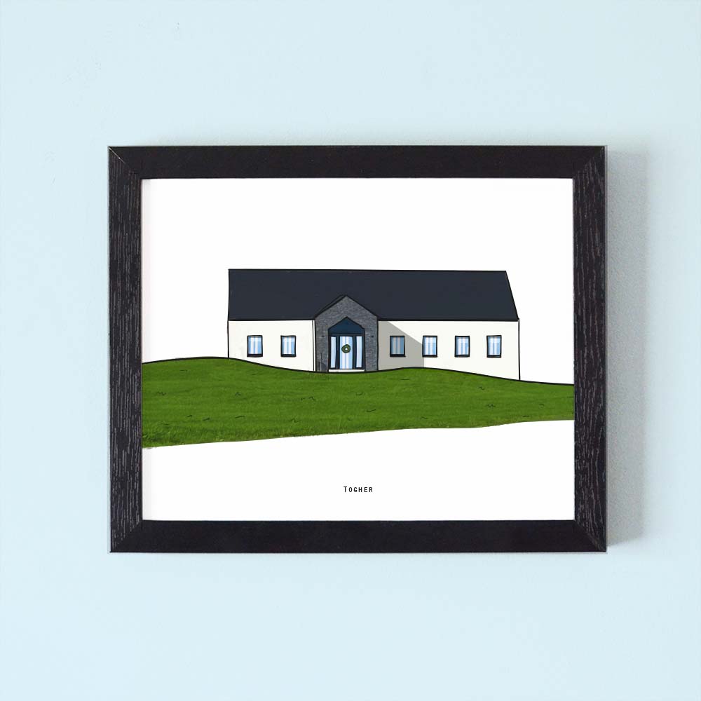 Personalised House Illustration Print