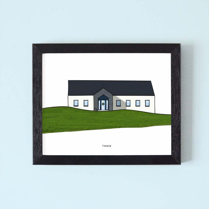 Personalised House Illustration Print