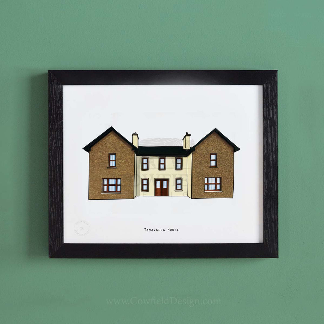 Personalised House Illustration Print