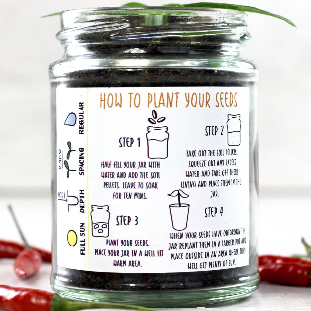 Personalised 'Don't Kill Me' Chilli Jar Grow Kit