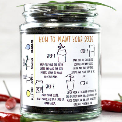 Personalised 'Don't Kill Me' Chilli Jar Grow Kit