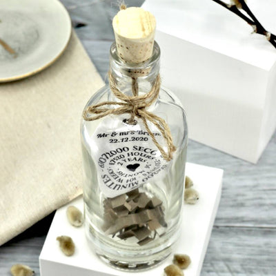 Personalised Cotton Dates In A Bottle