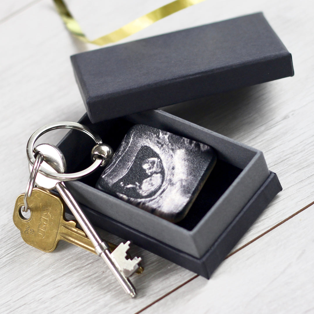 Personalised Baby Scan Keyring