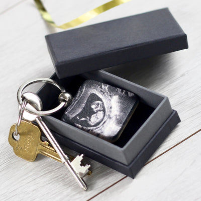 Personalised Baby Scan Keyring