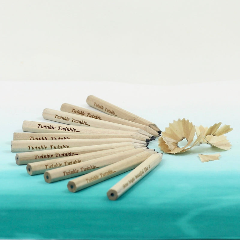Engraved Personalised Message Pencils