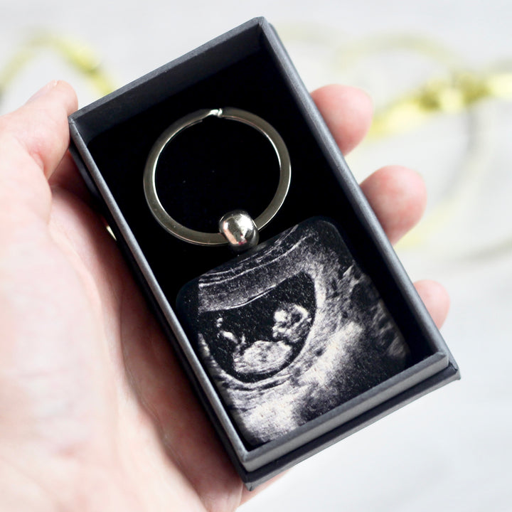 Personalised Baby Scan Keyring