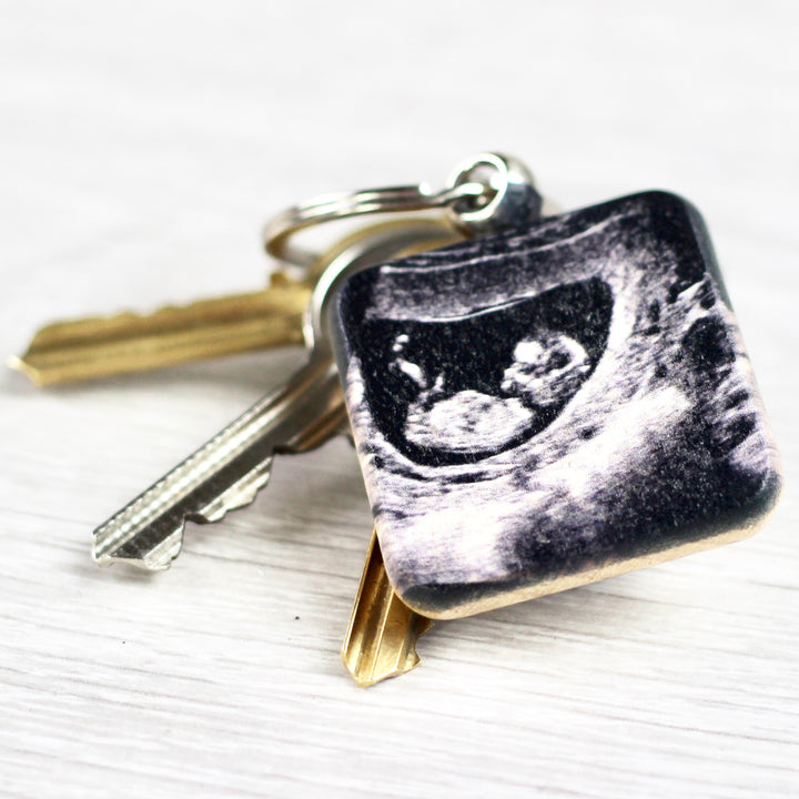 Personalised Baby Scan Keyring