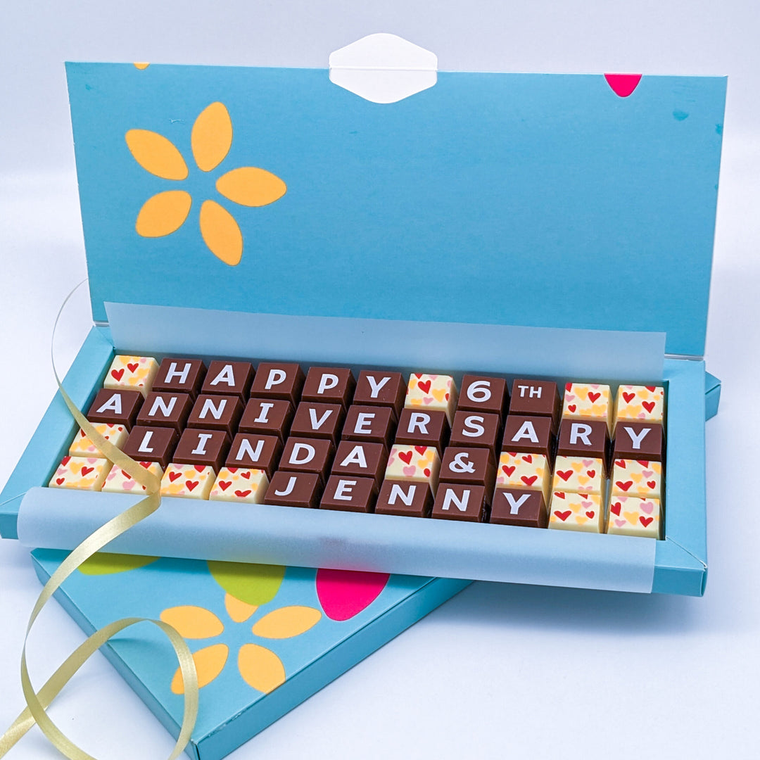 Personalised Anniversary Chocolate Treat