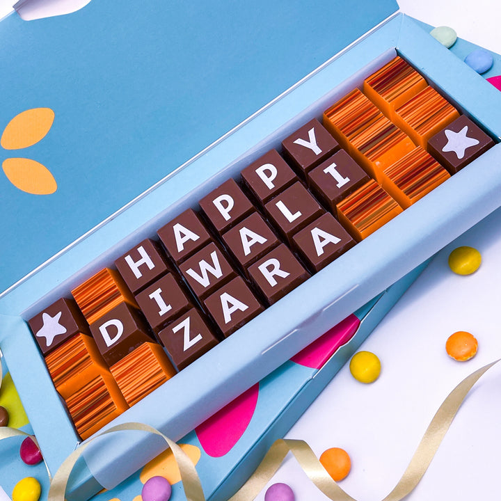 Personalised Diwali Chocolate Gift Box