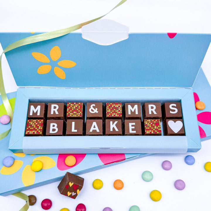 Personalised Wedding Chocolate Gift
