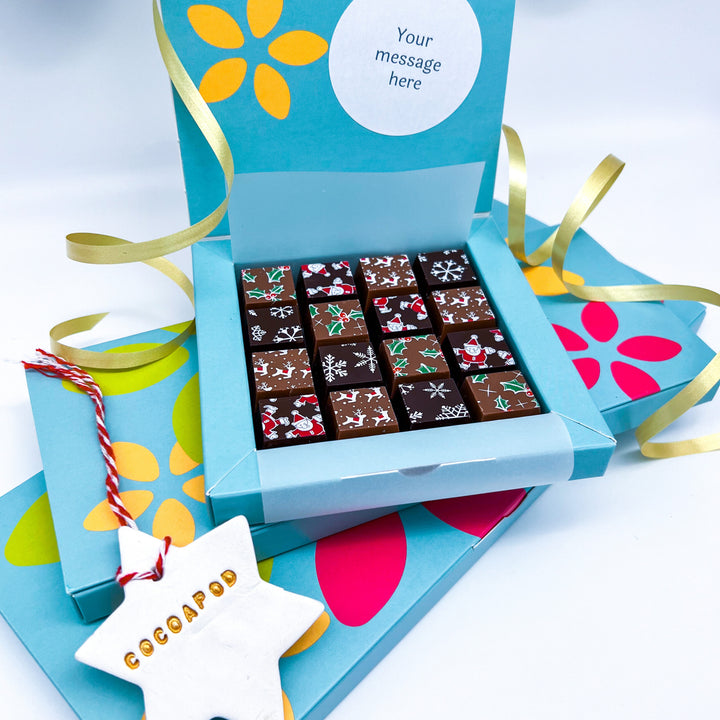Personalised Christmas Mosaic Chocolates