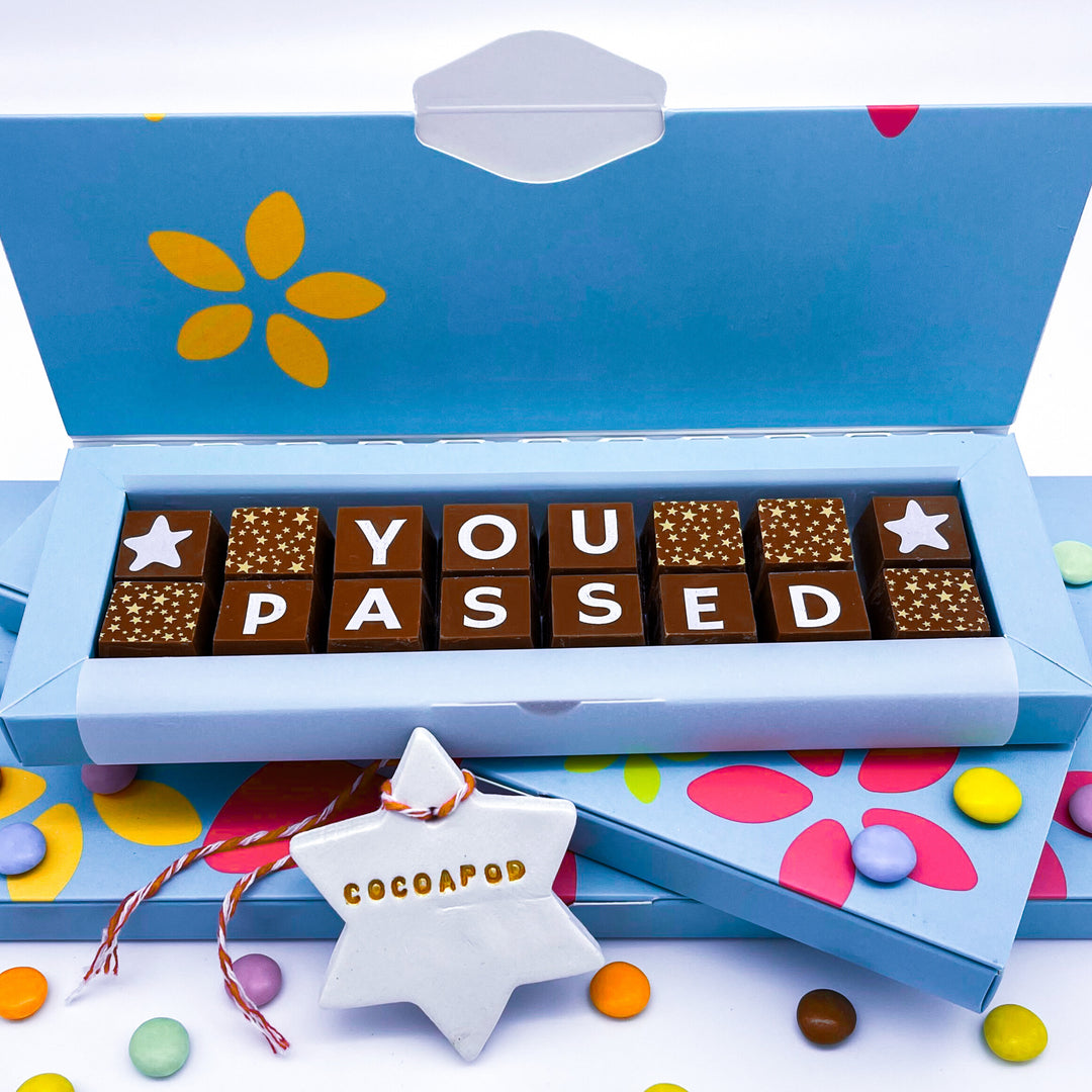 Personalised Exam Results Chocolate Box