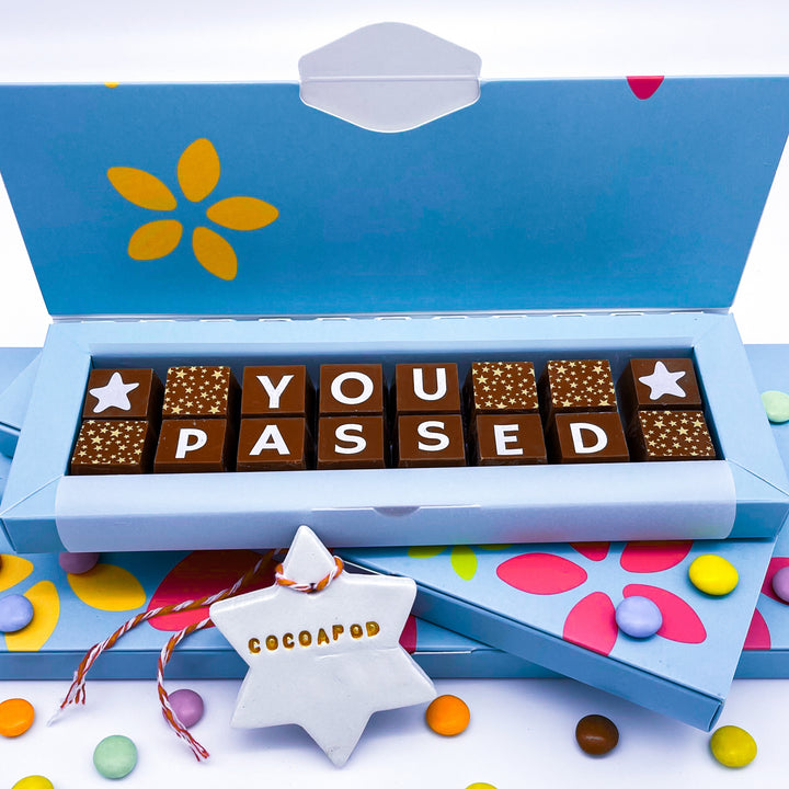 Personalised Exam Results Chocolate Box
